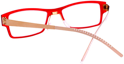 4886 Air 2 Series Col. UG (Red front + rose gold temples)